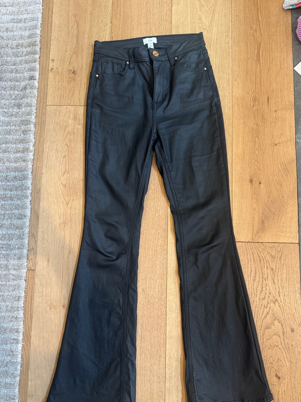 River Island Black Flared Jeans
